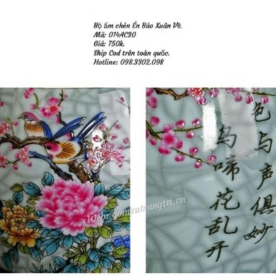 Bộ Ấm Chén Én Báo Xuân Về